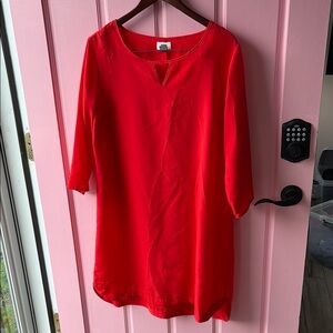 Old Navy Bright Red Tunic Top